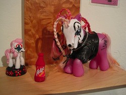 Size: 584x438 | Tagged: safe, customized toy, irl, juggalo, photo, toy