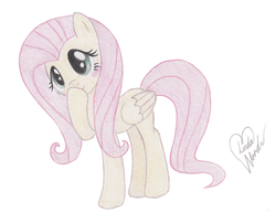 Size: 1884x1521 | Tagged: safe, artist:marindashy, fluttershy, g4, female, solo