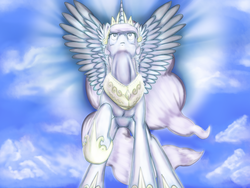 Size: 3000x2250 | Tagged: safe, artist:avgjoe, princess celestia, g4, female, solo, statue