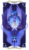 Size: 458x785 | Tagged: safe, artist:dashiana, nightmare moon, princess luna, g4, blackletter, card, duality, sad, simple background, stars, transparent background, upside down