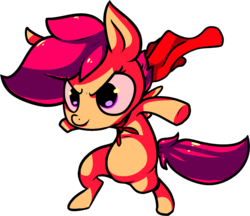 Size: 1196x1031 | Tagged: safe, artist:spanish-scoot, scootaloo, pony, g4, bipedal, female, filly, foal, simple background, solo, transparent background