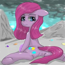 Size: 600x600 | Tagged: safe, artist:wonton soup, pinkie pie, g4, female, pinkamena diane pie, solo