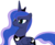 Size: 7250x6000 | Tagged: safe, artist:kiowa213, princess luna, g4, absurd resolution, female, simple background, solo, transparent background, unamused, vector