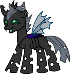 Size: 550x580 | Tagged: safe, artist:youwillneverkno, oc, oc only, changeling, changelingified, simple background, solo, transparent background, vector