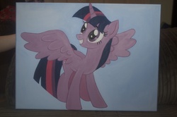 Size: 4288x2848 | Tagged: safe, artist:blindfaith-boo, twilight sparkle, alicorn, pony, g4, acrylic painting, female, mare, painting, solo, traditional art, twilight sparkle (alicorn)