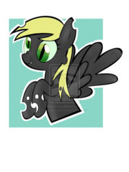 Size: 800x1067 | Tagged: safe, artist:blindfaith-boo, derpy hooves, changeling, pegasus, pony, g4, changelingified, derpling, female, mare, solo