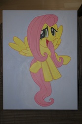 Size: 2848x4288 | Tagged: safe, artist:blindfaith-boo, fluttershy, g4, painting