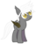 Size: 2480x3000 | Tagged: safe, artist:zee66, oc, oc only, oc:gloom wing, bat pony, pony, g4, death stare, simple background, solo, transparent background, vector