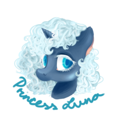 Size: 1000x1000 | Tagged: safe, artist:sacchariferouscherry, princess luna, g4, female, solo