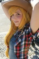 Size: 1366x2048 | Tagged: safe, artist:dark-icy, applejack, human, g4, cosplay, irl, irl human, photo, solo