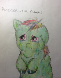 Size: 660x845 | Tagged: safe, artist:waggytail, fluffy pony, crying, failed fluffydash, fluffydash, solo, unwanted