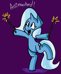 Size: 500x611 | Tagged: safe, artist:fauxsquared, trixie, pony, g4, bipedal, female, fireworks, solo