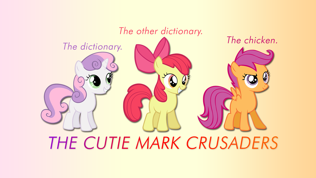 417169 Apple Bloom Artistapertureninja Chicken Cutie Mark