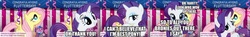 Size: 960x141 | Tagged: safe, fluttershy, rarity, g4, best pony, blushing, comic, fan favorite poll, parody, roflbot, zoolander