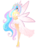 Size: 1024x1325 | Tagged: safe, artist:iikiui, princess celestia, fairy, human, equestria girls, g4, belly button, breasts, crossover, crown, delicious flat chest, fairy wings, fairyized, female, flatchestia, humanized, jewelry, magic winx, midriff, pink wings, regalia, simple background, solo, sparkly wings, transparent background, winged humanization, wings, winx, winx club, winxified