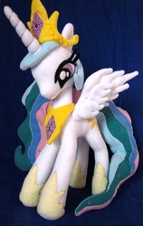 Size: 2000x3167 | Tagged: safe, artist:margodesign-de, princess celestia, g4, irl, photo, plushie, solo