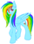 Size: 940x1209 | Tagged: safe, artist:swiftyuki, rainbow dash, g4, female, solo