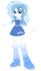 Size: 1458x2500 | Tagged: safe, artist:2-lettdodd, oc, oc only, oc:icy dreams, equestria girls, g4, boots, clothes, eqg promo pose set, equestria girls-ified, high heel boots, shirt, shoes, skirt, solo