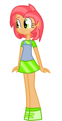 Size: 585x1133 | Tagged: safe, artist:kesosofi, babs seed, equestria girls, g4, equestria girls-ified, female, humanized, pixel art, solo