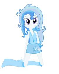 Size: 1048x1312 | Tagged: safe, artist:kesosofi, oc, oc only, oc:icy dreams, equestria girls, g4, boots, clothes, equestria girls oc, equestria girls-ified, high heel boots, shirt, shoes, skirt, solo