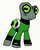 Size: 500x622 | Tagged: safe, artist:megaartist923, alien, ben 10, ben 10 omniverse, grey matter, ponified, solo