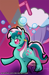 Size: 500x773 | Tagged: safe, artist:scorchie-critter, fizzy, twinkle eyed pony, g1, g4, female, g1 to g4, generation leap, solo