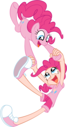 Size: 1118x2117 | Tagged: safe, artist:trinityinyang, pinkie pie, human, g4, converse, human ponidox, humanized, light skin, simple background, transparent background, vector