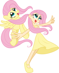 Size: 1581x1948 | Tagged: safe, artist:trinityinyang, fluttershy, human, g4, human ponidox, humanized, light skin, simple background, transparent background, vector