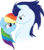 Size: 1024x1175 | Tagged: safe, artist:horsefan999, rainbow dash, soarin', g4, female, male, ship:soarindash, shipping, simple background, straight, transparent background