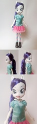 Size: 750x2500 | Tagged: safe, artist:oak23, rarity, equestria girls, g4, doll, female, irl, photo, repaint, toy