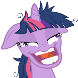 Size: 3000x3000 | Tagged: safe, artist:foxtail8000, twilight sparkle, g4, derp, faic, female, hurr, insanity, solo, svg, twilight snapple, wat