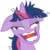 Size: 3000x3000 | Tagged: safe, artist:foxtail8000, twilight sparkle, g4, derp, faic, female, hurr, insanity, solo, svg, twilight snapple, wat