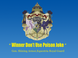 Size: 1024x768 | Tagged: safe, equestria royal guard, parody, winners don't use drugs