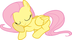 Size: 18093x10306 | Tagged: safe, artist:xgamergirl3, fluttershy, g4, stare master, absurd resolution, female, simple background, sleeping, solo