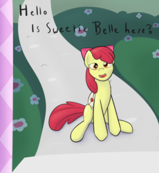 Size: 800x870 | Tagged: safe, artist:magic-violet, apple bloom, g4, female, solo