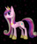 Size: 539x640 | Tagged: safe, artist:sinihi, princess cadance, alicorn, pony, g4, black background, crown, female, folded wings, jewelry, regalia, simple background, solo, wings