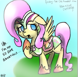 Size: 832x822 | Tagged: safe, artist:shahdar, fluttershy, g4, 30 minute art challenge, armor, female, royal guard, solo
