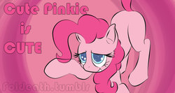 Size: 846x450 | Tagged: safe, artist:foldeath, pinkie pie, g4, female, solo