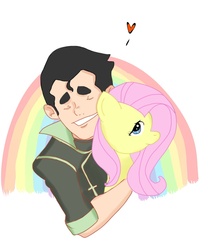 Size: 1024x1229 | Tagged: safe, artist:hpmoofrog, fluttershy, g4, bolin, crossover, the legend of korra