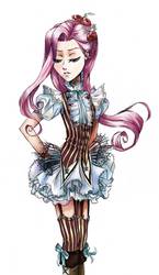 Size: 1851x3197 | Tagged: safe, artist:my-magic-dream, fluttershy, human, clothes, dress, female, humanized, light skin, solo