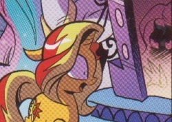 Size: 327x231 | Tagged: safe, idw, official comic, sunset shimmer, pony, unicorn, g4, spoiler:comic, spoiler:comicannual2013