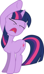 Size: 3504x5900 | Tagged: safe, artist:proenix, twilight sparkle, pony, unicorn, g4, my little pony: friendship is magic, spike at your service, female, simple background, solo, transparent background, unicorn twilight, vector