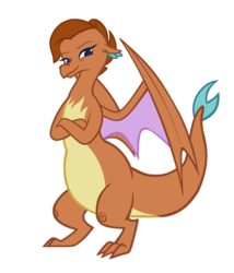 Size: 487x570 | Tagged: safe, artist:queencold, whimsey weatherbe, dragon, g3, g3.5, g4, dragoness, female, g3.5 to g4, generation leap, simple background, solo, teenaged dragon, transparent background