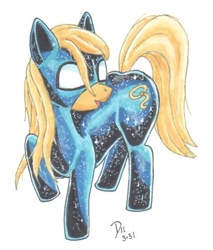 Size: 385x452 | Tagged: safe, artist:dvandom, pony, empowered, ponified, solo