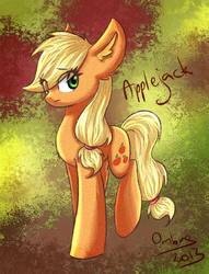 Size: 762x1000 | Tagged: safe, artist:akiiri, applejack, earth pony, pony, g4, female, solo