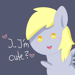 Size: 3500x3500 | Tagged: safe, artist:verminshy, derpy hooves, g4, blob, cute, derpabetes, female, solo