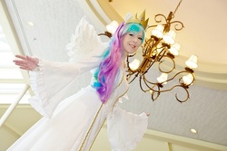 Size: 945x630 | Tagged: safe, artist:windaria, princess celestia, human, g4, cosplay, irl, irl human, photo, solo