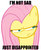 Size: 411x504 | Tagged: safe, fluttershy, g4, disappointed, female, image macro, solo