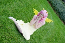 Size: 1023x685 | Tagged: safe, artist:melfina, fluttershy, human, g4, cosplay, irl, irl human, photo, solo