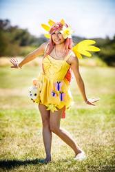 Size: 640x960 | Tagged: safe, artist:cherryteagirl, fluttershy, human, g4, cosplay, irl, irl human, photo, solo